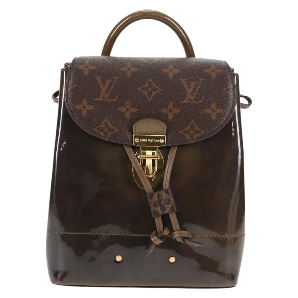 Louis Vuitton Monogram Vernis Hot Springs Backpack Khaki